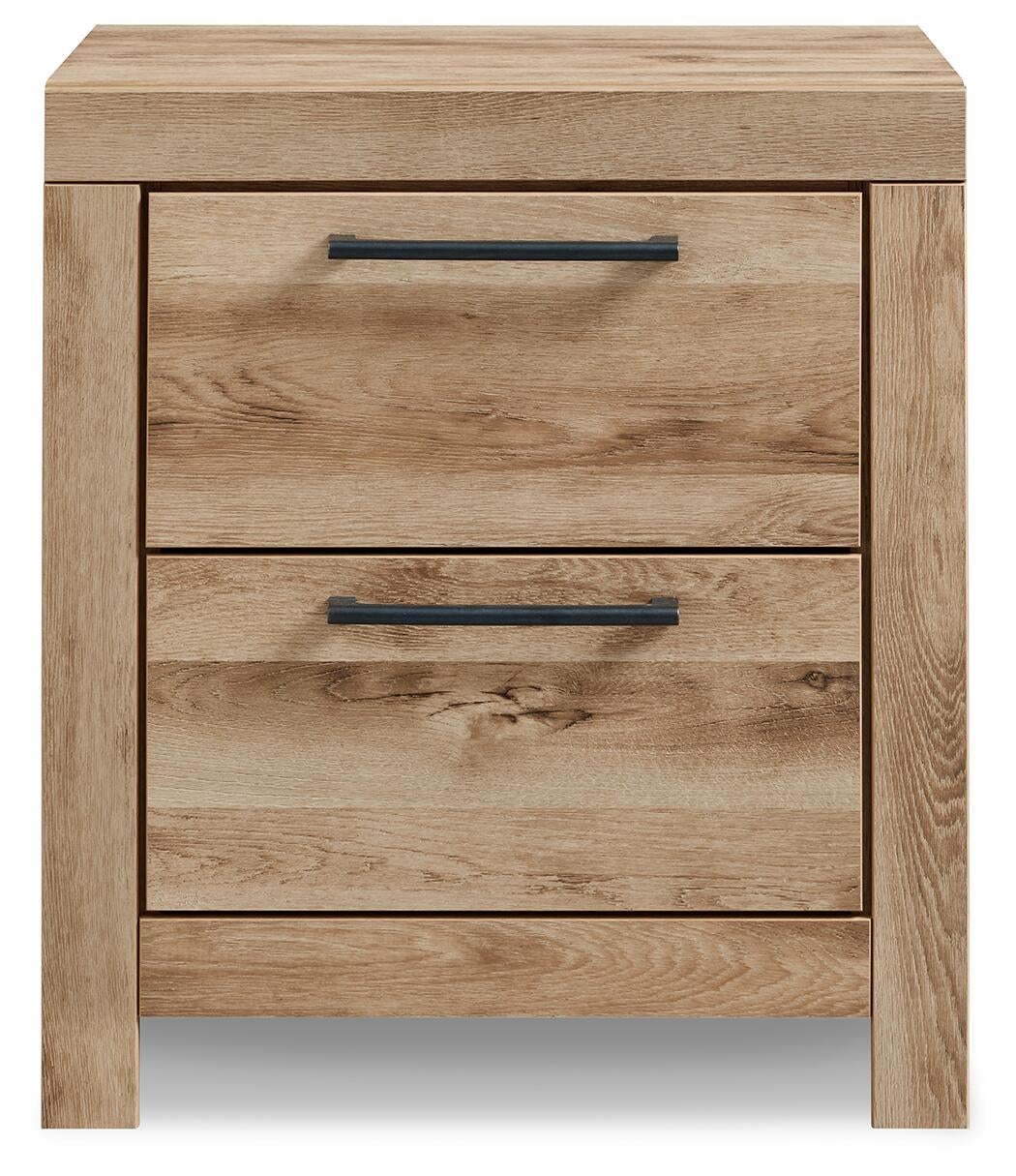 Hyanna Twin Panel Bed with 2 Side Storage, Dresser, Mirror and Nightstand