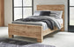 Hyanna Full Panel Bed, Dresser and Mirror