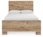 Hyanna Full Panel Bed with 2 Side Storage, Dresser, Mirror and Nightstand
