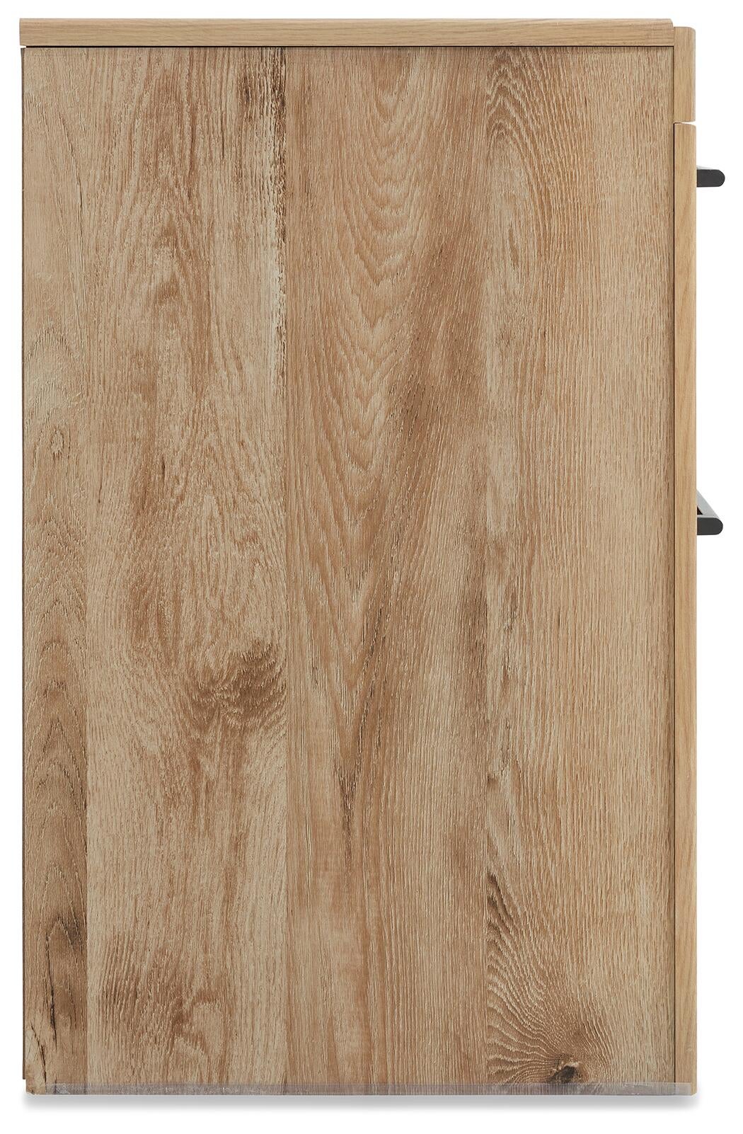 Hyanna King Panel Storage Bed, Dresser, Mirror and Nightstand