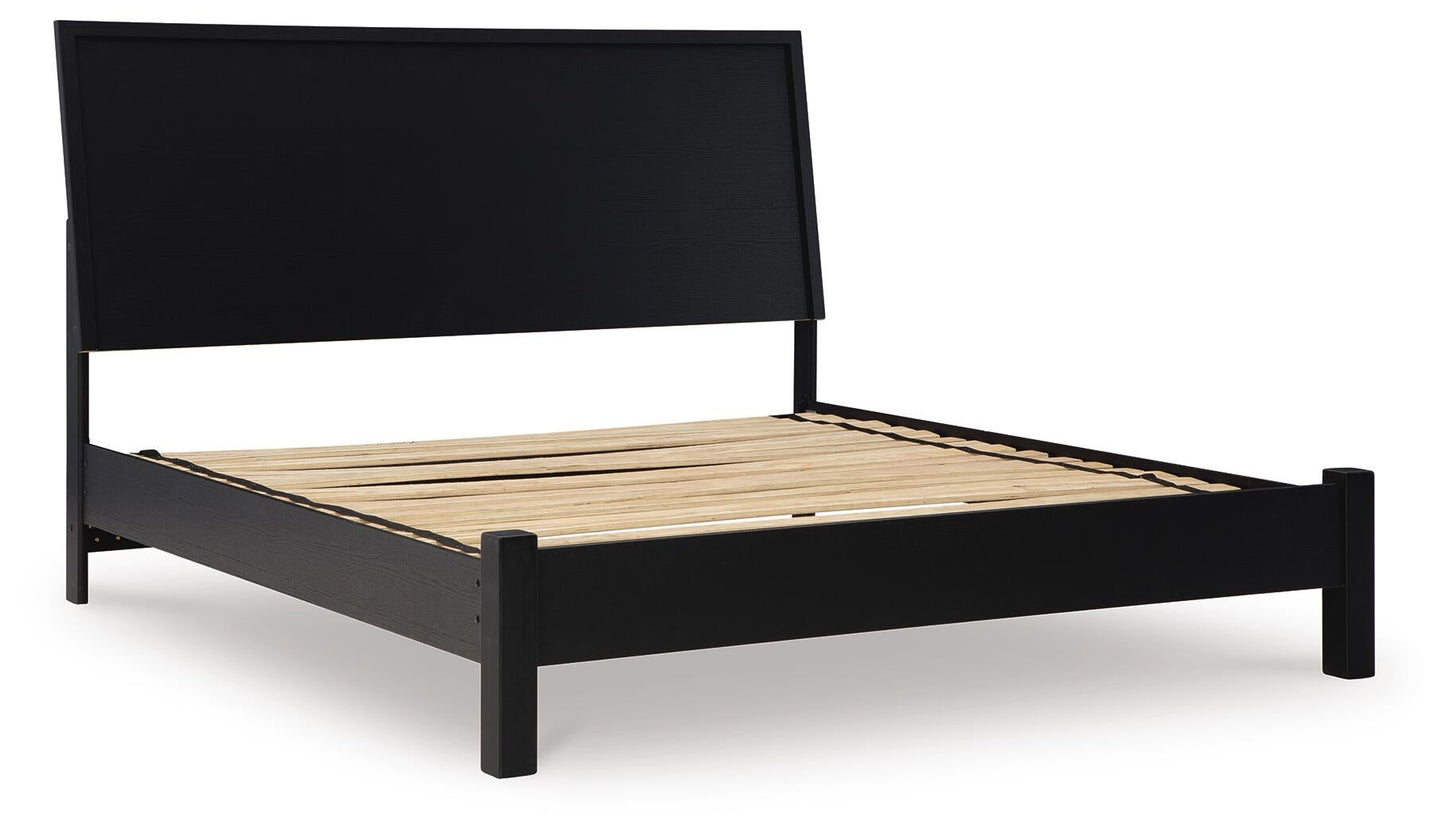 Danziar Queen Panel Bed, Dresser, Mirror and Nightstand