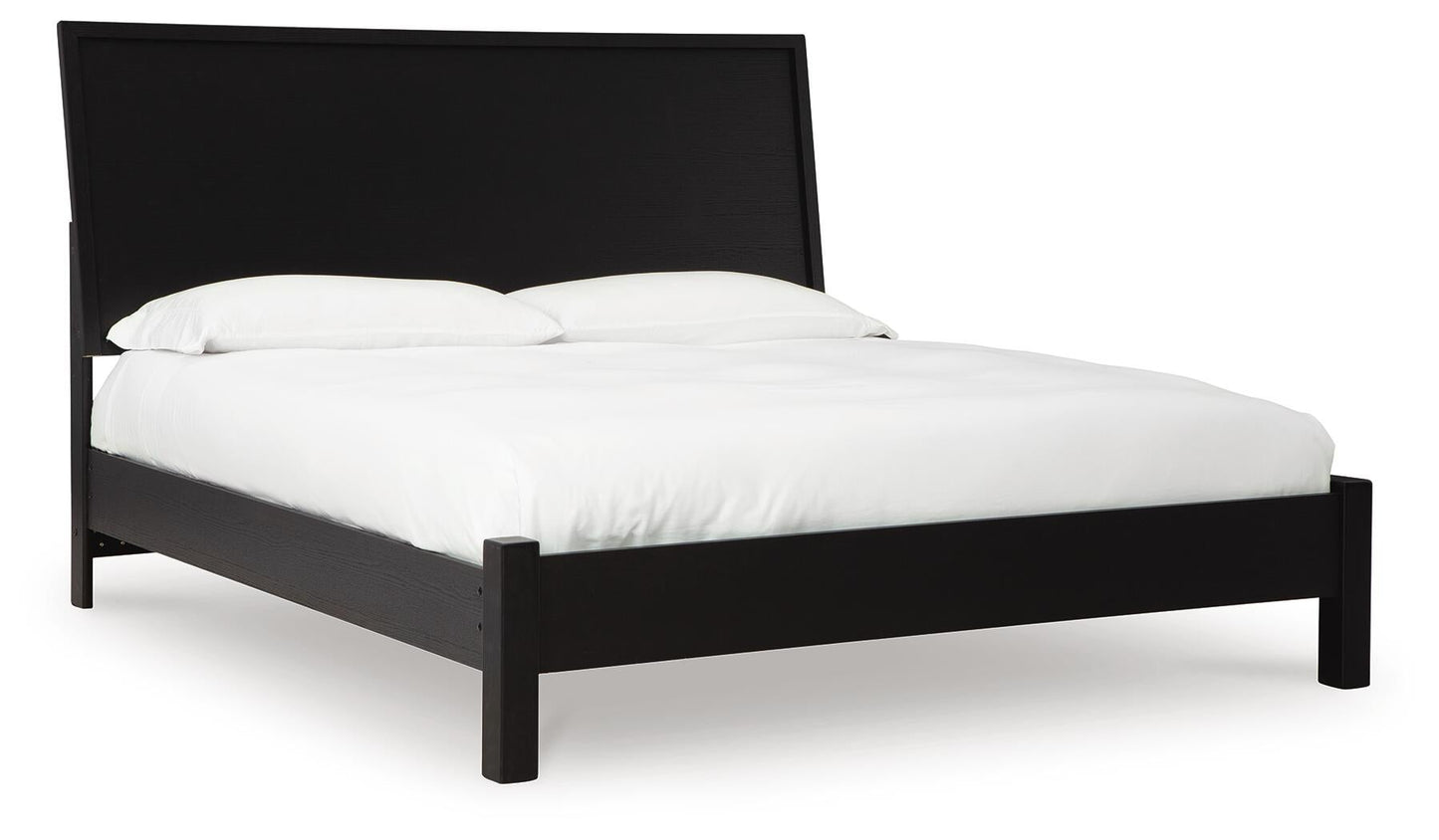 Danziar Queen Panel Bed, Dresser, Mirror and Nightstand