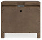 Cabalynn California King Upholstered Bed with Mirrored Dresser and Nightstand