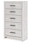 Cayboni Queen Panel Bed, Dresser, Mirror, Chest and Nightstand