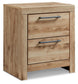 Hyanna Full Panel Bed with 1 Side Storage, Dresser, Mirror and Nightstand