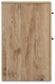 Hyanna Full Panel Bed with 1 Side Storage, Dresser, Mirror and Nightstand