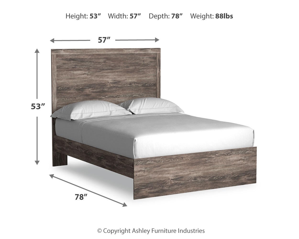 Ralinksi Full Panel Bed, Dresser, Mirror, Chest and Nightstand