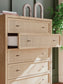 Cielden Queen Panel Headboard, Dresser, Mirror, Chest and Nightstand
