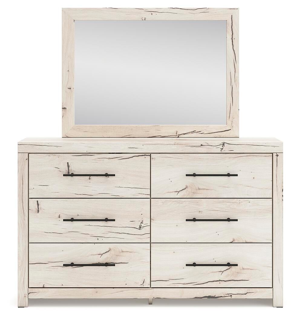 Lawroy King Panel Headboard, Dresser, Mirror, Chest and Nightstand