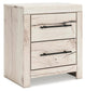Lawroy King Panel Bed with Storage, Dresser, Mirror, Chest and Nightstand