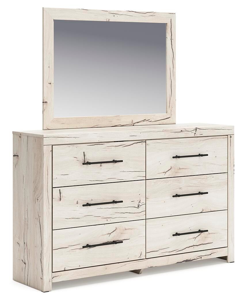 Lawroy Full Panel Headboard, Dresser, Mirror, Chest and Nightstand