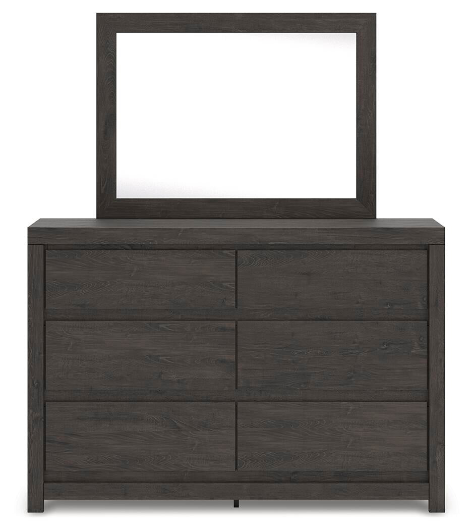 Fraluna Queen Panel Bed, Dresser, Mirror, Chest and Nightstand