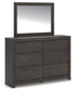 Fraluna Queen Panel Bed, Dresser, Mirror, Chest and Nightstand