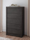 Fraluna Queen Panel Bed, Dresser, Mirror, Chest and Nightstand
