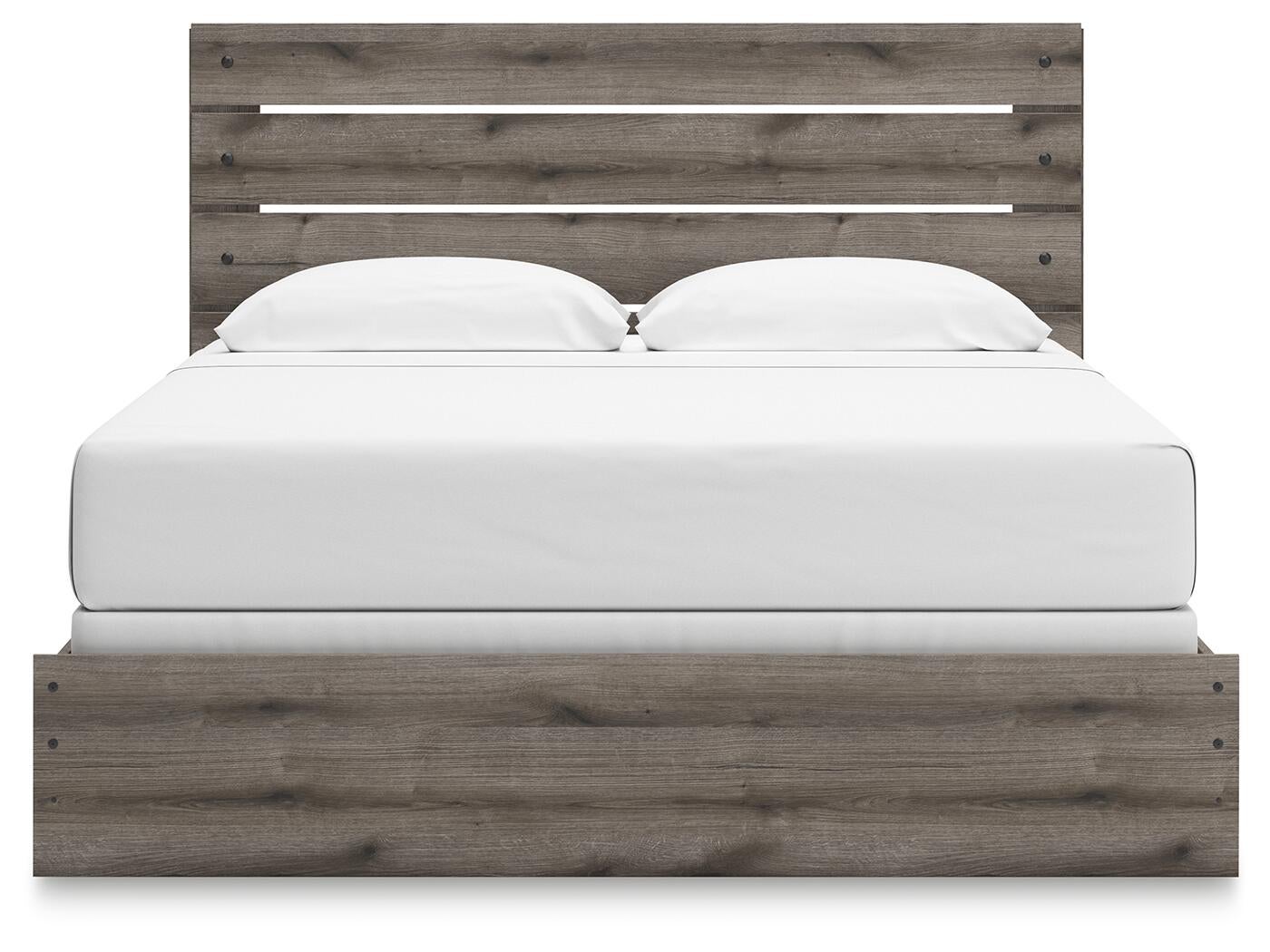 Graystorm King Panel Bed, Dresser and Mirror