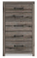 Graystorm Full Panel Bed, Dresser, Mirror, Chest and Nightstand