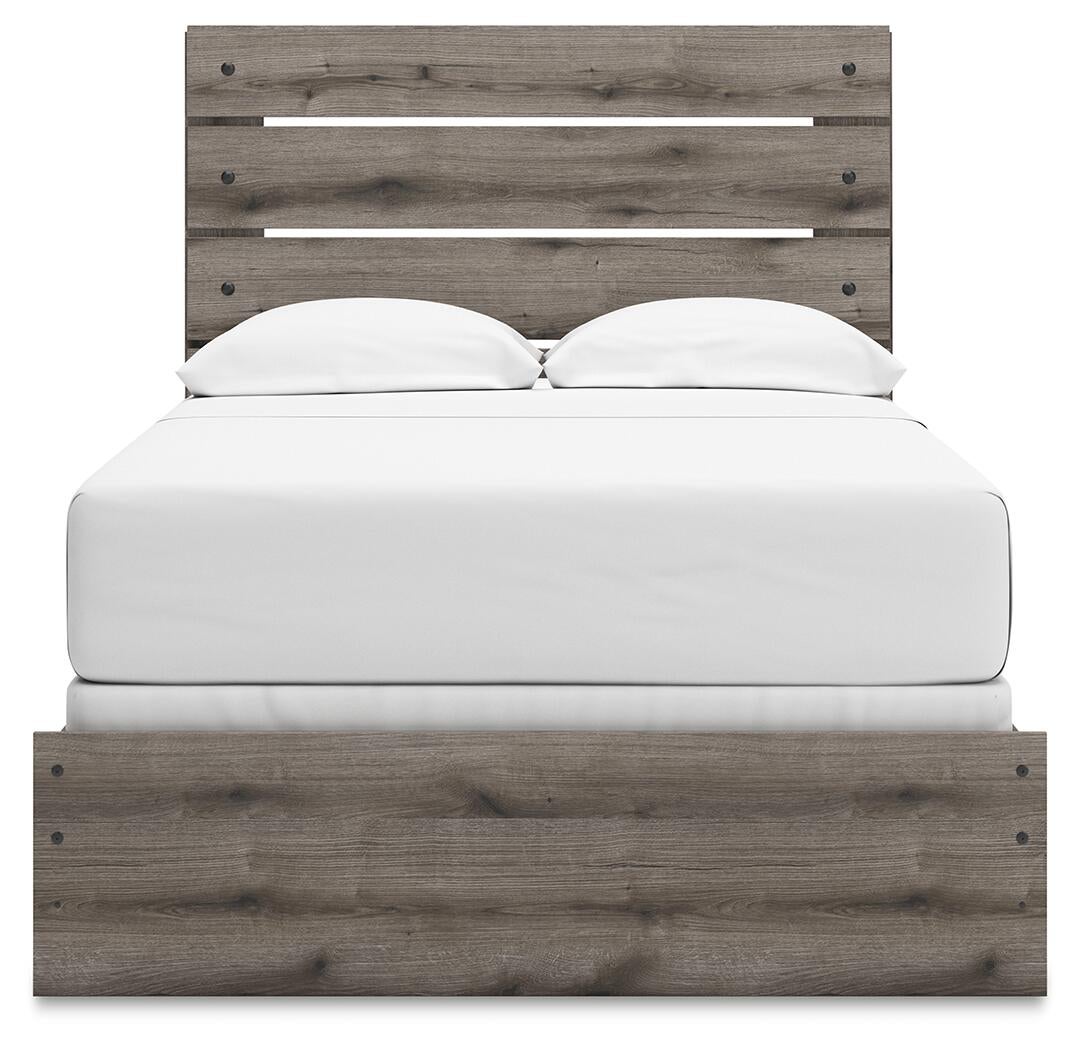 Graystorm Full Panel Bed, Dresser, Mirror, Chest and Nightstand