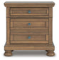 Feddinger King Panel Bed with Mirrored Dresser, Chest and Nightstand