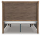 Feddinger Queen Storage Sleigh Bed with Mirrored Dresser