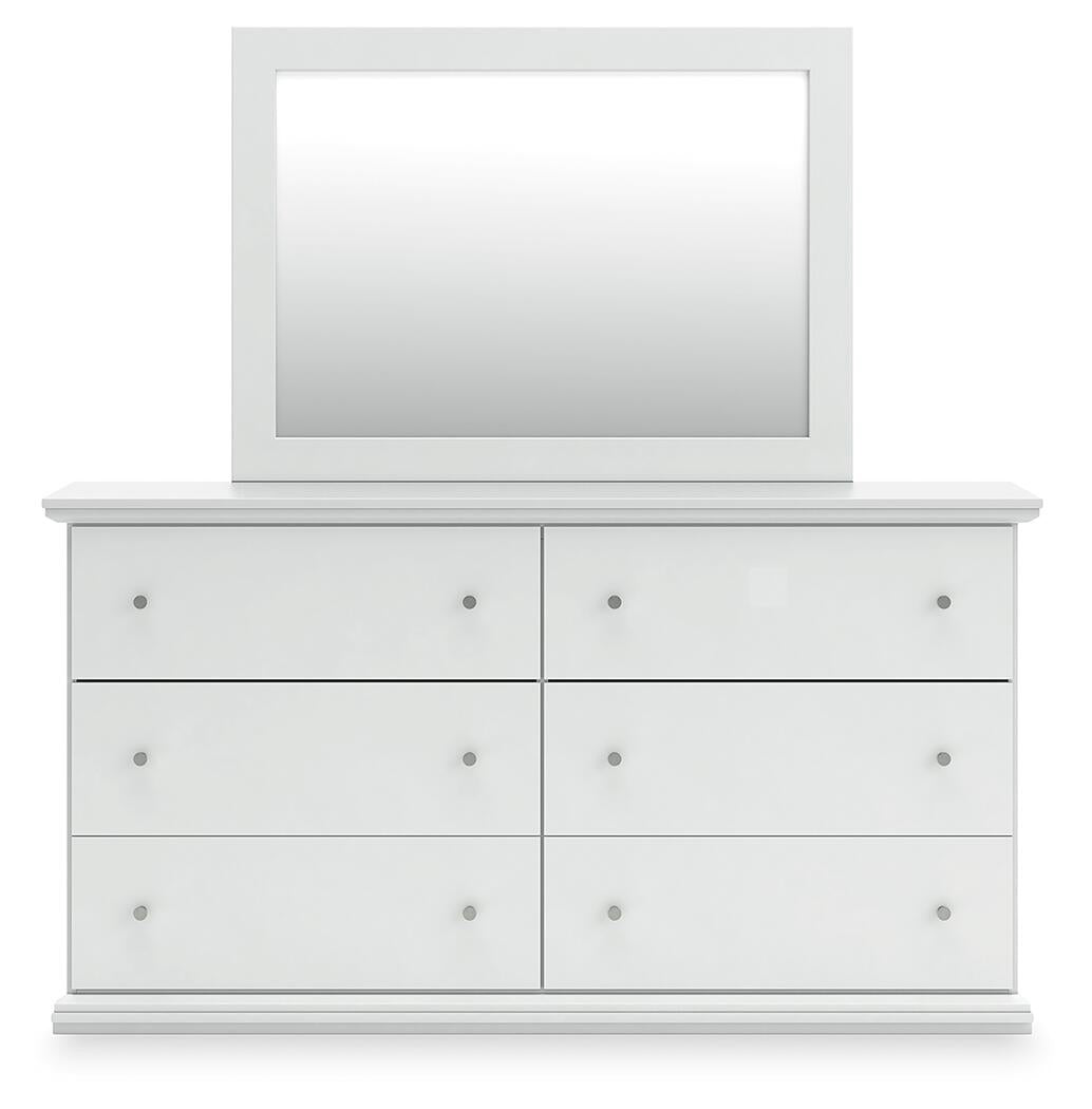Bostwick Shoals King Panel Bed, Dresser, Mirror, Chest and Nightstand