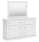 Bostwick Shoals King Panel Bed, Dresser, Mirror, Chest and Nightstand