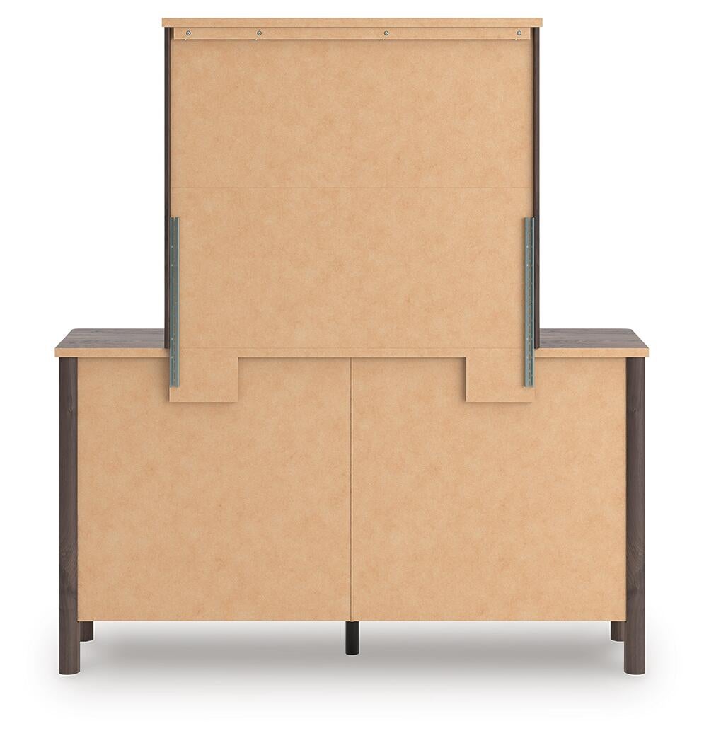 Pamytta Twin Panel Bed, Dresser, Mirror and Nightstand