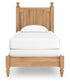 Aleaport Twin Panel Bed with Mirrored Dresser and Nightstand
