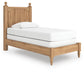 Aleaport Twin Panel Bed with Mirrored Dresser and Nightstand