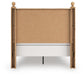 Aleaport Full Panel Bed with Mirrored Dresser