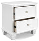 Fortman King Panel Storage Bed with Mirrored Dresser and Nightstand