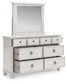 Chadworth King Poster Bed, Dresser, Mirror and Nightstand