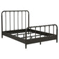Rocco All Wood Water Pipe Open Frame Full Bed Dark Bronze