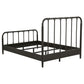 Rocco All Wood Water Pipe Open Frame Full Bed Dark Bronze