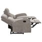 Hamilton Chenille Upholstered Manual Reclining Sofa Sand