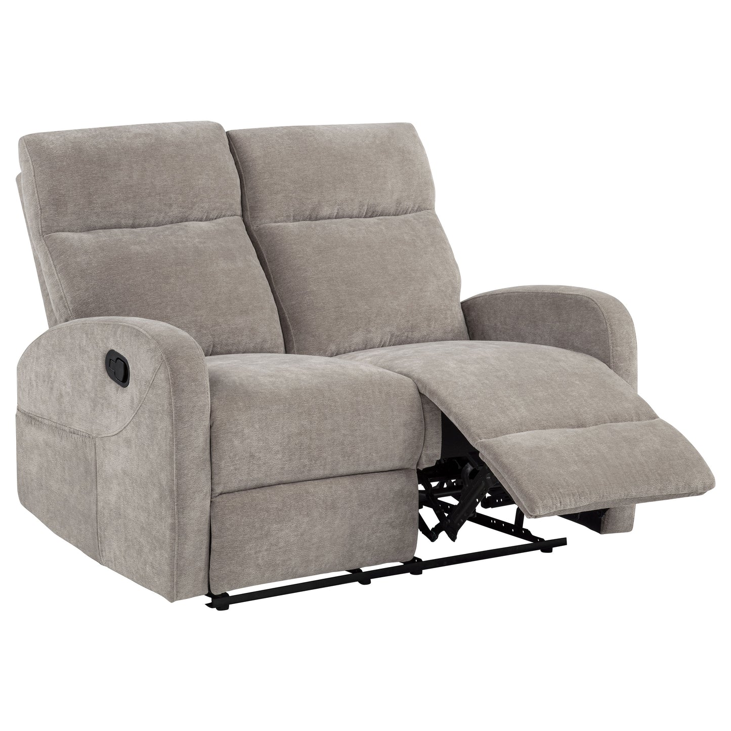 Hamilton 3-piece Chenille Manual Reclining Sofa Set Sand
