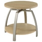 Dacre 3-piece Round Coffee and End Table Set Greige