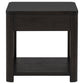 Marcelo Wood End Table with Drawer and Shelf Coffee