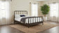 Rocco All Wood Water Pipe Open Frame Full Bed Dark Bronze