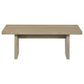 Decker 3-piece Coffee and End Table Set Natural Oak