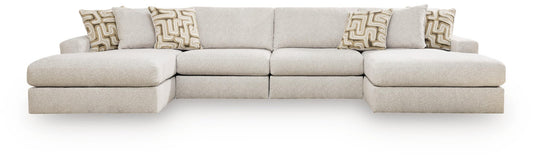 Kestrie 4-Piece Double Chaise Sectional
