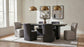 Catherine Rectangular 84-inch Wood Dining Table Black
