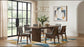 Redbridge Upholstered Side Chair Grey and Walnut (Set of 2)