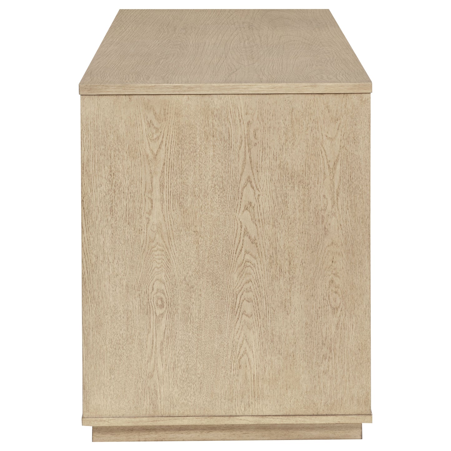 Harkes 75-inch 3-drawer Computer Desk with Adjustable Shelf Light Elm
