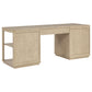 Harkes 75-inch 3-drawer Computer Desk with Adjustable Shelf Light Elm