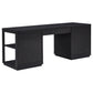 Harkes 75-inch 3-drawer Computer Desk with Adjustable Shelf Coffee Bean
