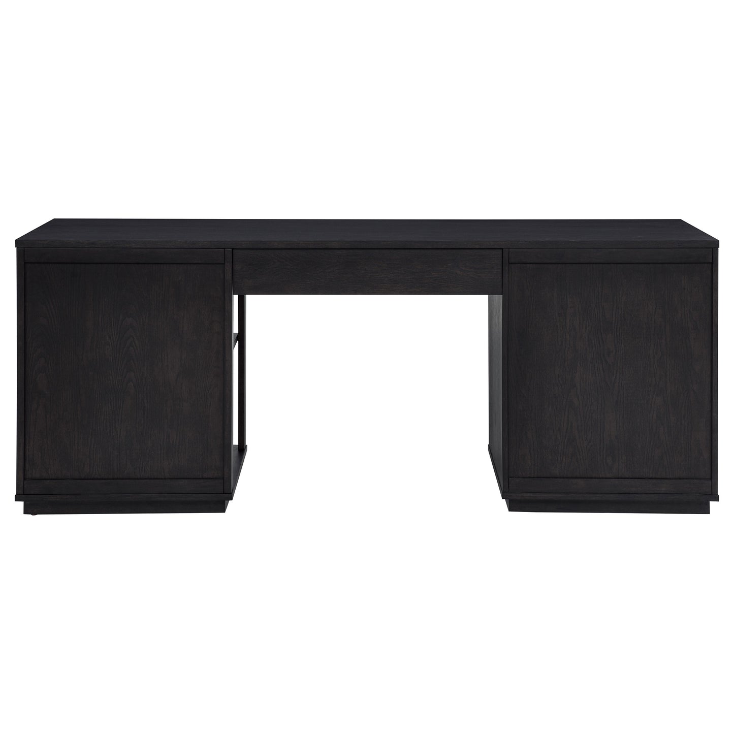 Harkes 75-inch 3-drawer Computer Desk with Adjustable Shelf Coffee Bean