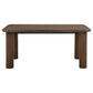 Faulkner 84-inch Extension Wood Dining Table Brown Oak