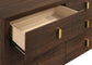 Etienne 5-piece Full Bedroom Set Walnut