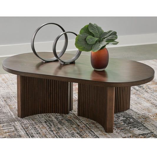 Ashley Express - Korestone Oval Cocktail Table