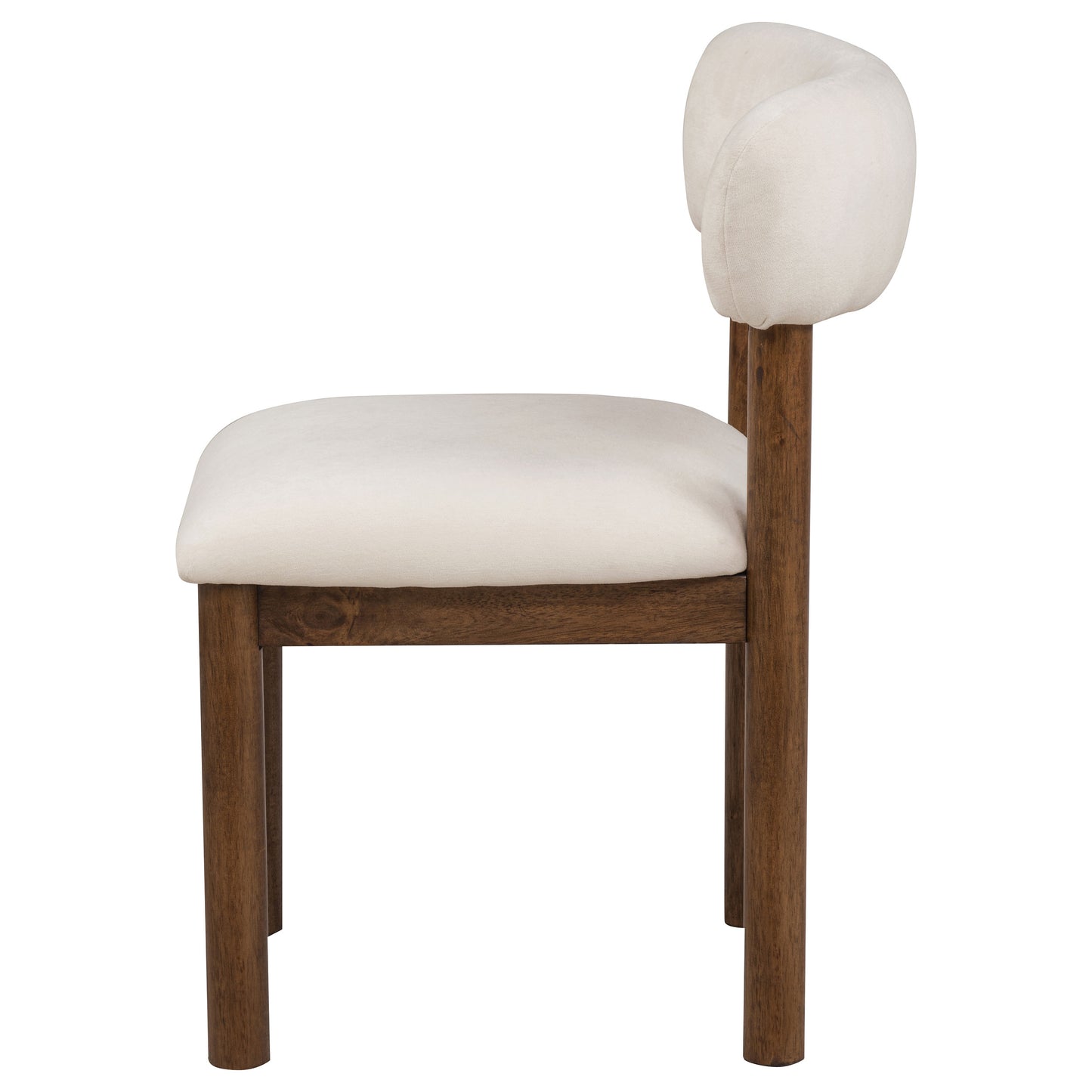 Faulkner Upholstered Dining Side Chair Cream (Set of 2)